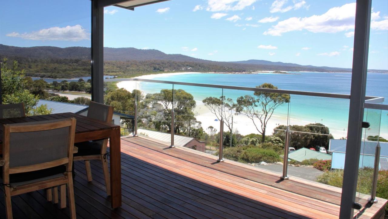 Sea Eagle Cottage Amazing Views Of Bay Of Fires Binalong Bay Экстерьер фото